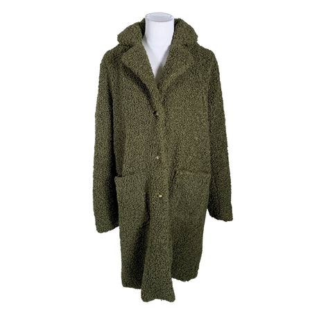 Unisex Kaffe - Kunstkarusnahast mantel, suurus 40 - Roheline ()