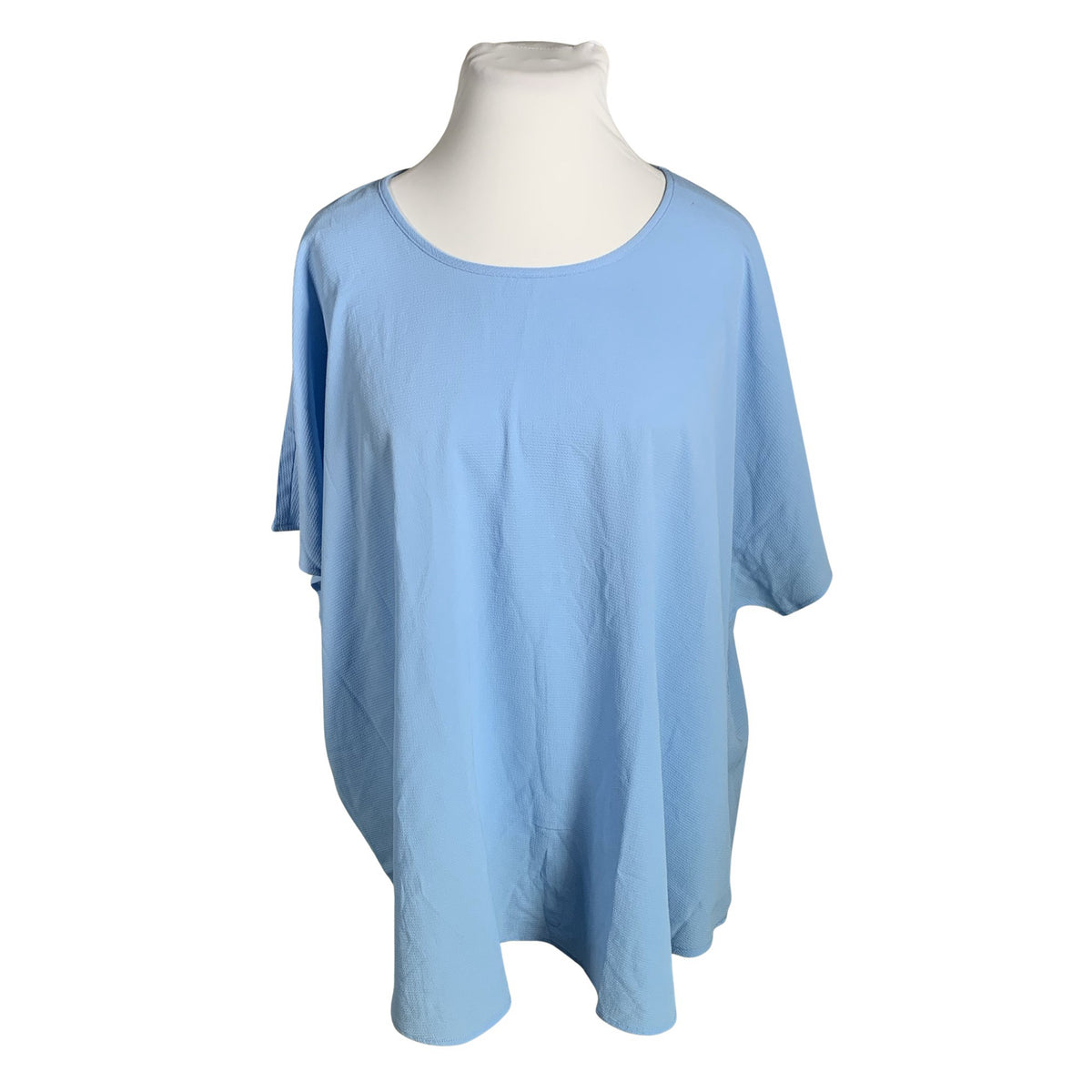 Unisex Zizzi - Lühikeste käistega pluus, suurus 58 - Helesinine (1)