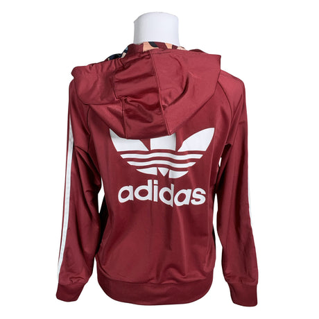 Unisex Adidas - Soojendusjope, suurus 38 - Veinipunane (2)