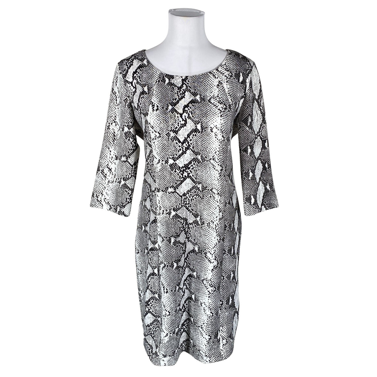 Unisex Fransa - Trikotaažist kleit, suurus 40 - Valge (1)