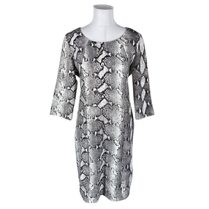 Unisex Fransa - Trikotaažist kleit, suurus 40 - Valge (1)