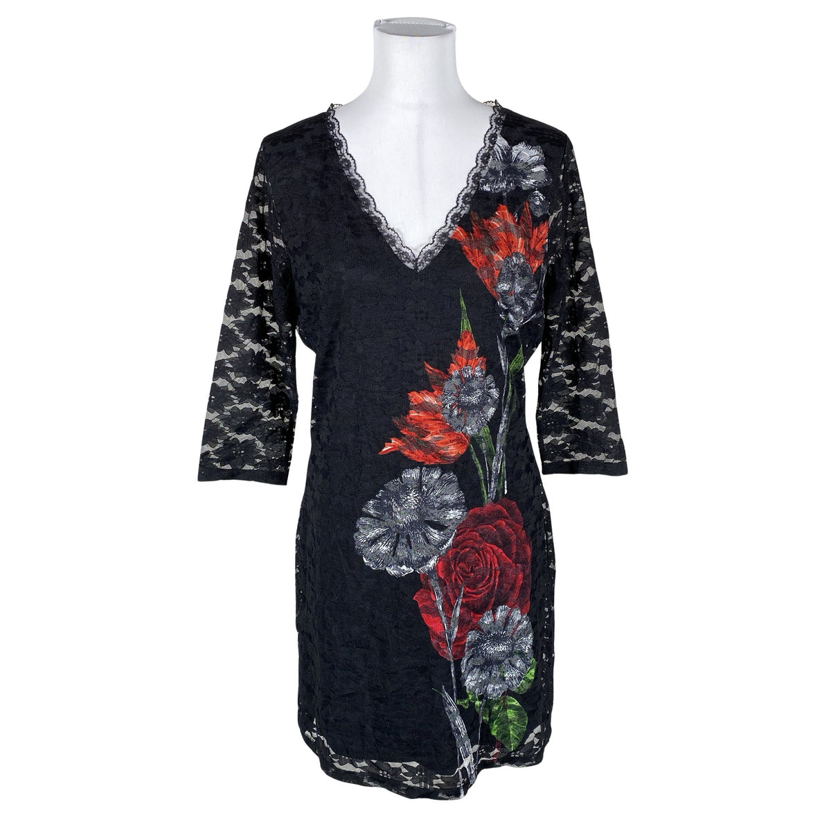 Unisex Desigual - Trikotaažist kleit, suurus 40 - Must (1)
