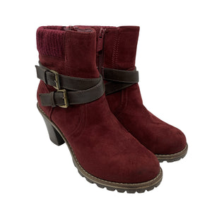 Unisex Jumex - Poolsaapad, suurus 38 - Veinipunane (2)