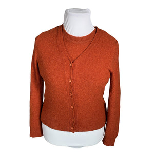 Unisex Stefanel - Kardigan, suurus 38 - Oranž (1)