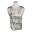 Unisex Your Face - Lühikeste käistega pluus, suurus 36 - Beige ()