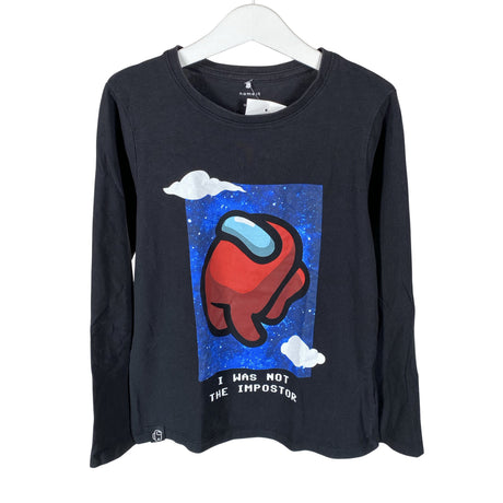 Unisex Name It - Trikotaažist pluus, suurus 122 - 128 - Must ()