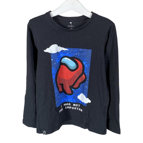 Unisex Name It - Trikotaažist pluus, suurus 122 - 128 - Must ()