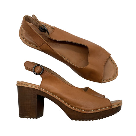 Unisex Ten Points - Kontsaga rihmikud, suurus 38 - Pruun ()