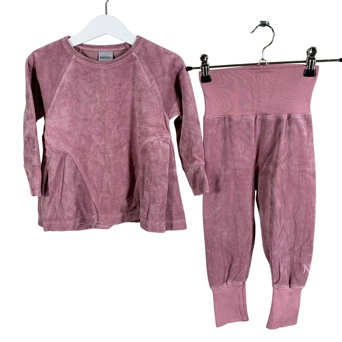 Unisex NOSH - Trikotaažist pluus, suurus 86 - 92 - Heleroosa (1)