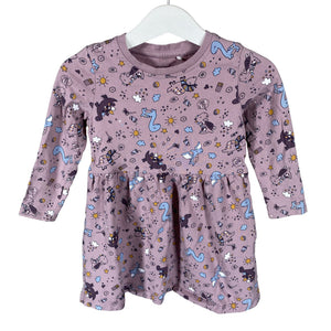 Unisex Name It - Trikotaažist kleit, suurus 86 - 92 - Lilla (1)