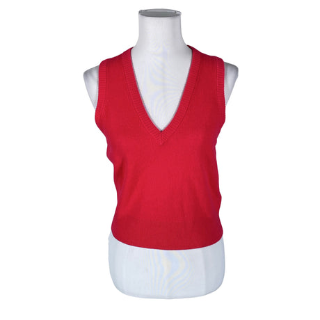 Unisex J.Crew - Kootud vest, suurus 36 - Punane ()
