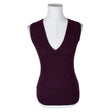 Unisex Hessnatur - Kootud vest, suurus 34 - Lilla ()