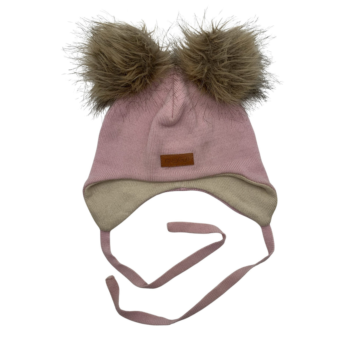Unisex Gugguu - Kevad-sügisene müts, suurus 44 - 46 cm - Heleroosa (1)