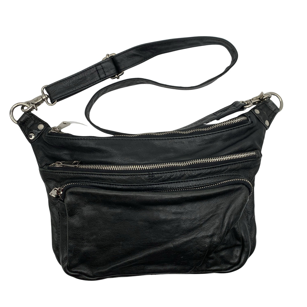 Unisex Tiger of Sweden - Õlakott, suurus Midi - Must (1)