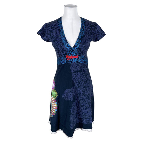 Unisex Desigual - Trikotaažist kleit, suurus 38 - Sinine ()