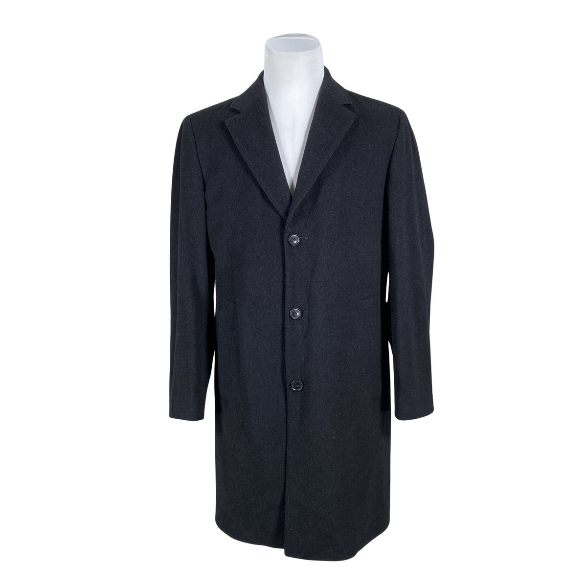 Unisex Hugo Boss - Villane mantel, suurus L - Must (1)