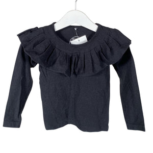 Unisex Metsola - Trikotaažist pluus, suurus 92 - 98 - Must (1)
