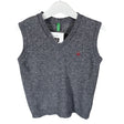 Unisex Benetton - Kootud vest, suurus 104 - 110 - Hall ()