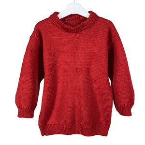 Unisex Handmade - Kampsun, suurus 134 - 140 - Punane (1)