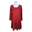 Unisex Marta - Kootud kleit, suurus 36 - Punane ()