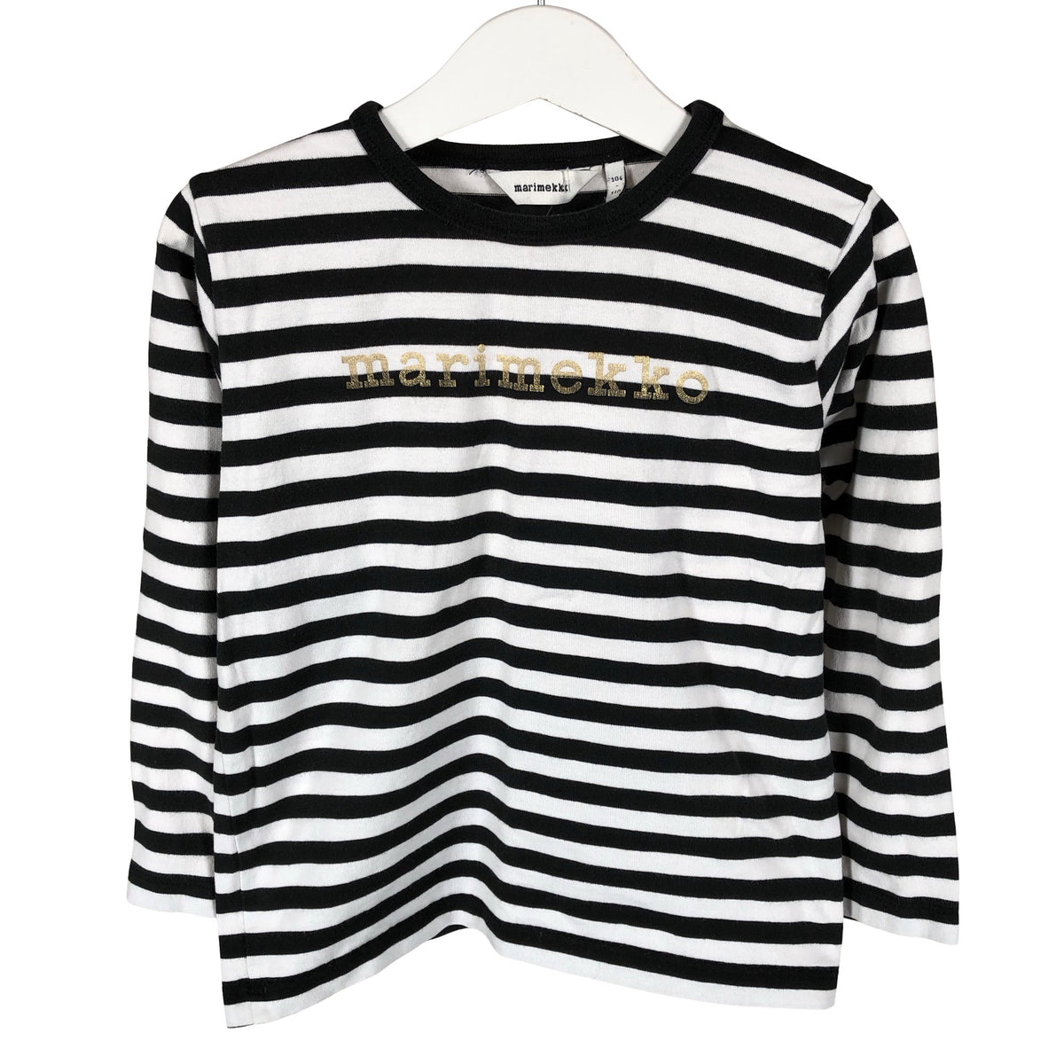 Unisex Marimekko - Trikotaažist pluus, suurus 104 - 110 - Must (1)