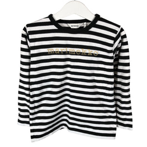 Unisex Marimekko - Trikotaažist pluus, suurus 104 - 110 - Must (1)