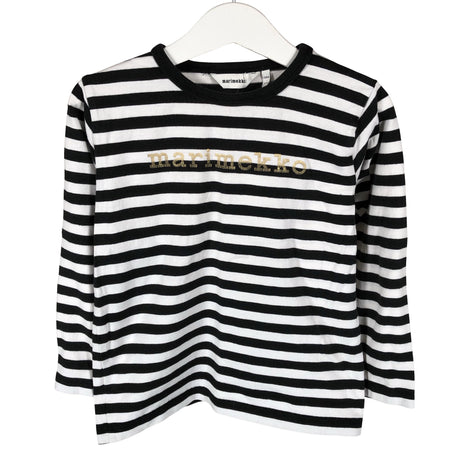 Unisex Marimekko - Trikotaažist pluus, suurus 104 - 110 - Must ()