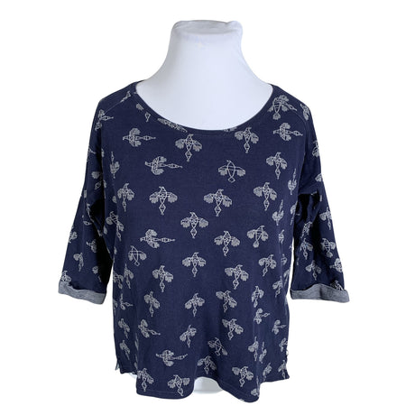 Unisex Maison Scotch - Trikotaažist pluus, suurus 42 - Sinine ()