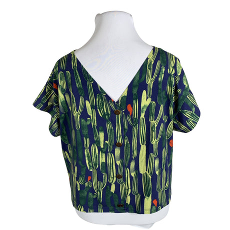 Unisex Aarrelabel - T-särk, suurus 44 - Sinine (2)