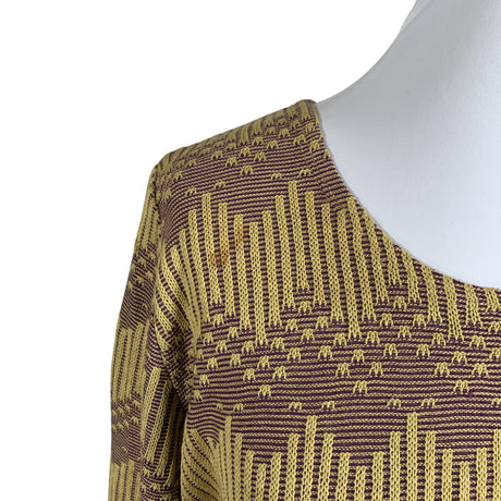 Unisex Kaino - Kootud kleit, suurus 42 - Kollane (2)
