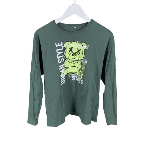 Unisex Name It - Trikotaažist pluus, suurus 158 - 164 - Roheline ()