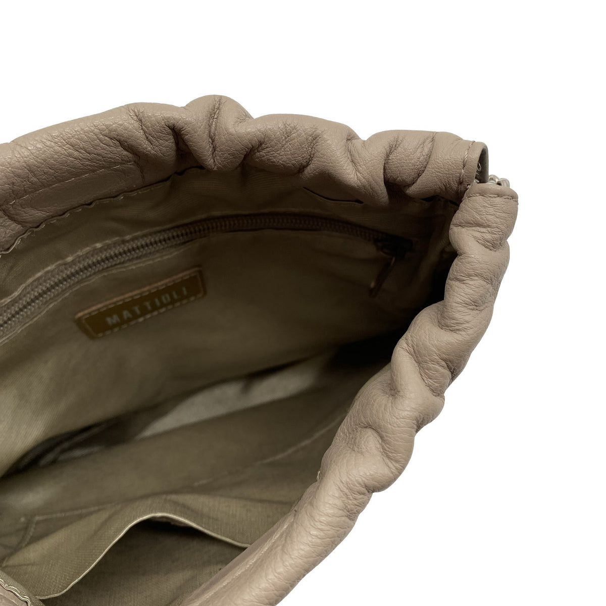 Unisex Mattioli - Õlakott, suurus Mini - Beige (2)
