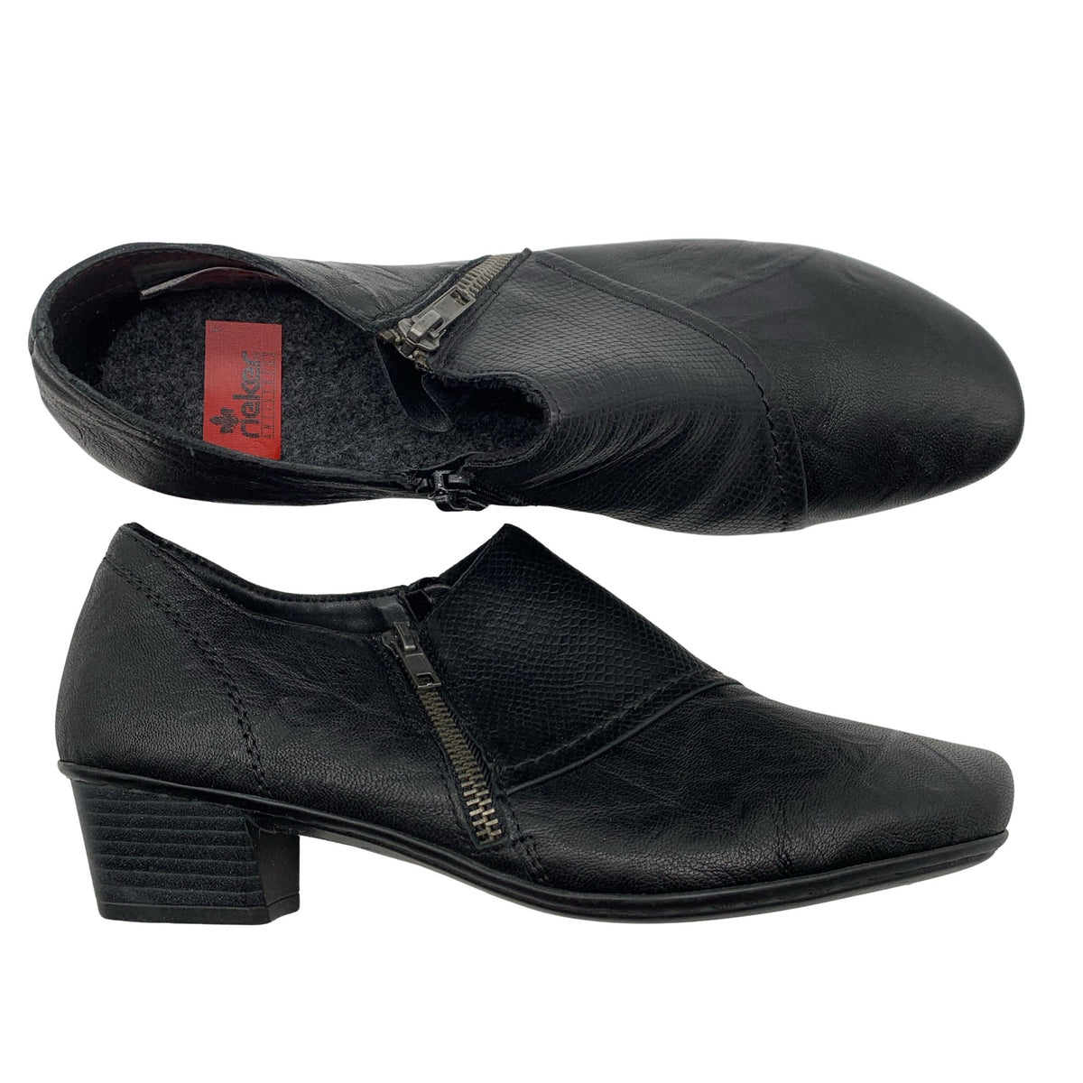 Unisex Rieker - Poolsaapad, suurus 40 - Must (1)