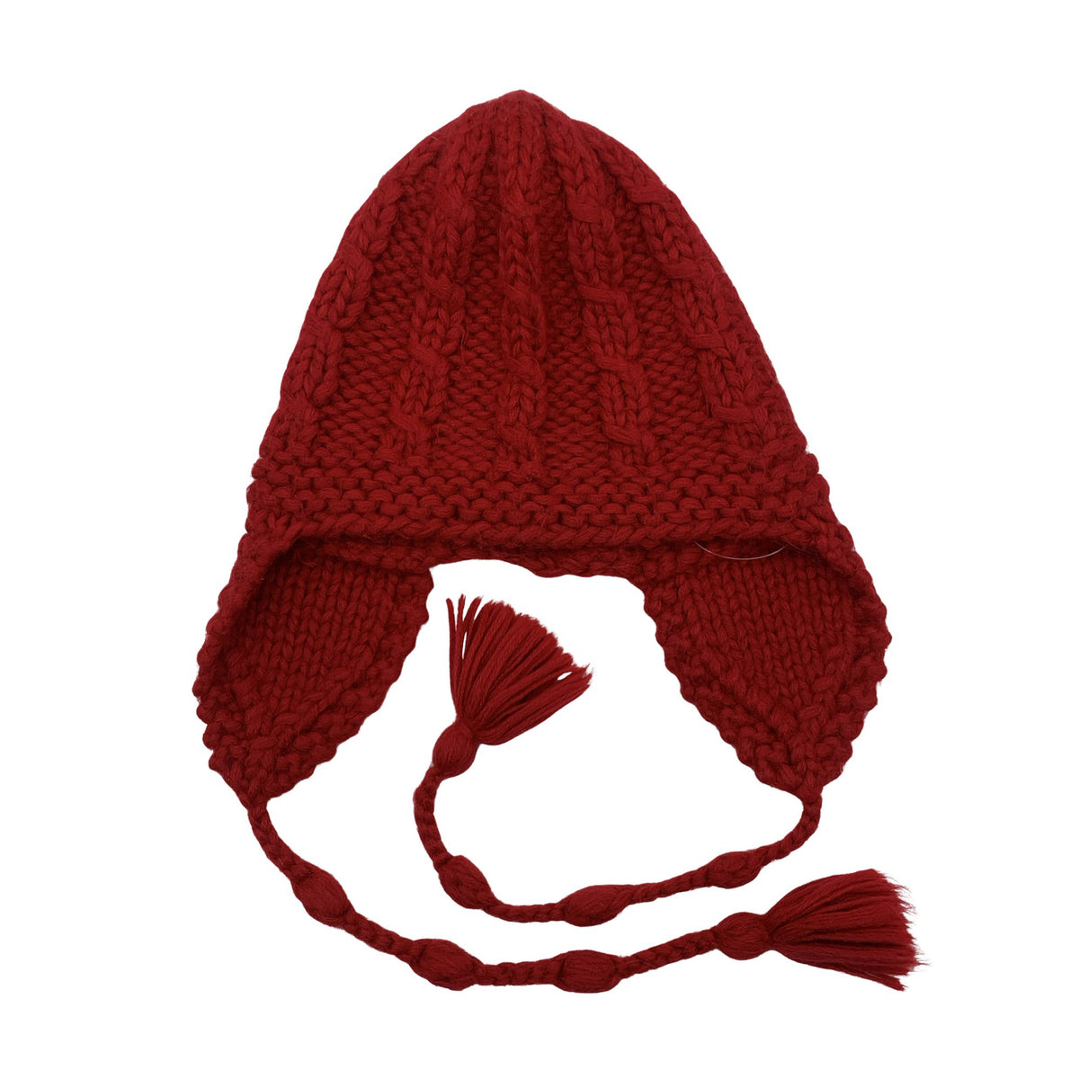 Unisex Handmade - Talvemüts, suurus 52 - 54 cm - Punane (1)