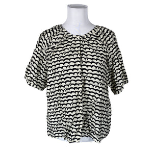 Unisex Noom - Lühikeste käistega pluus, suurus 42 - Must (1)