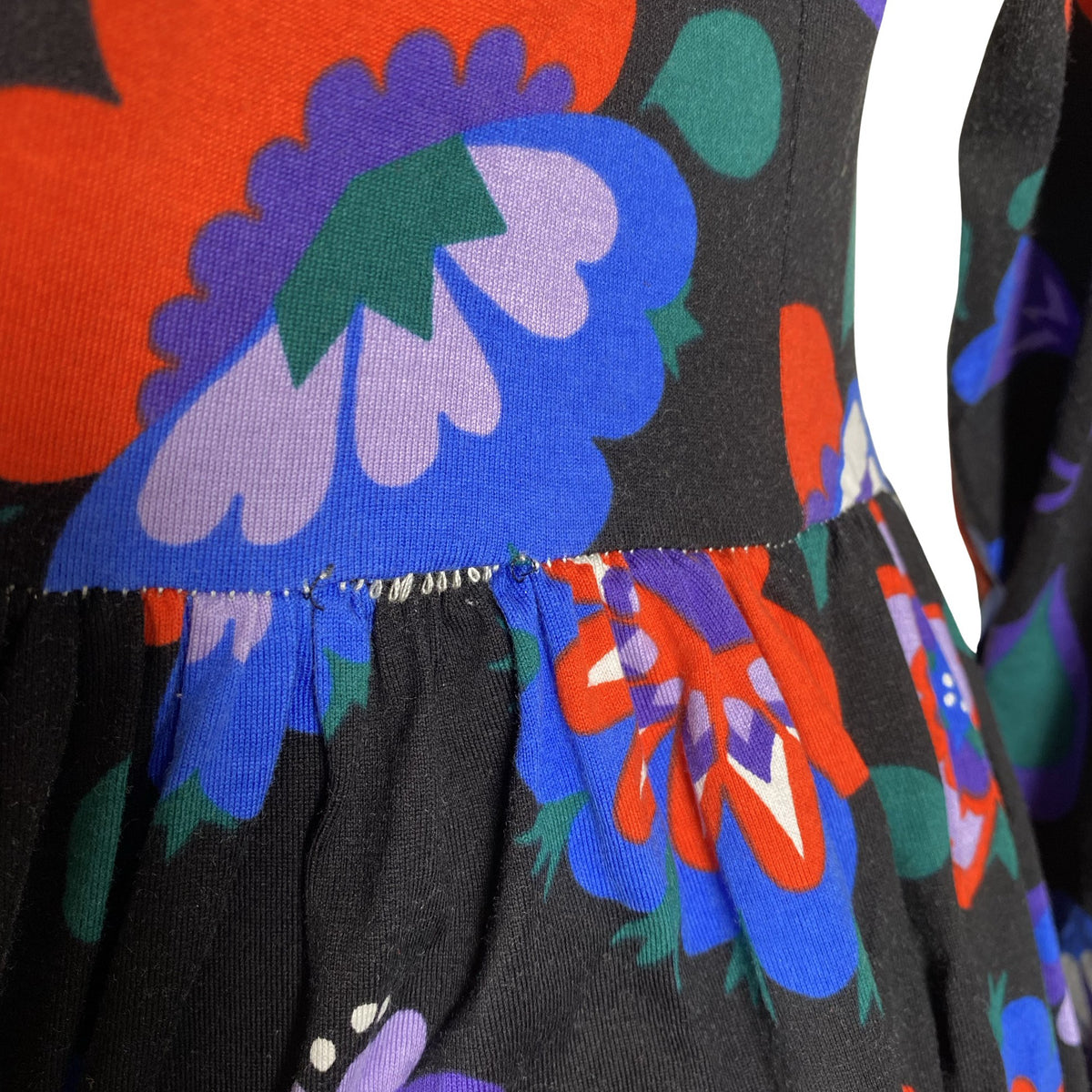 Unisex Marimekko - Trikotaažist kleit, suurus 40 - Must (2)