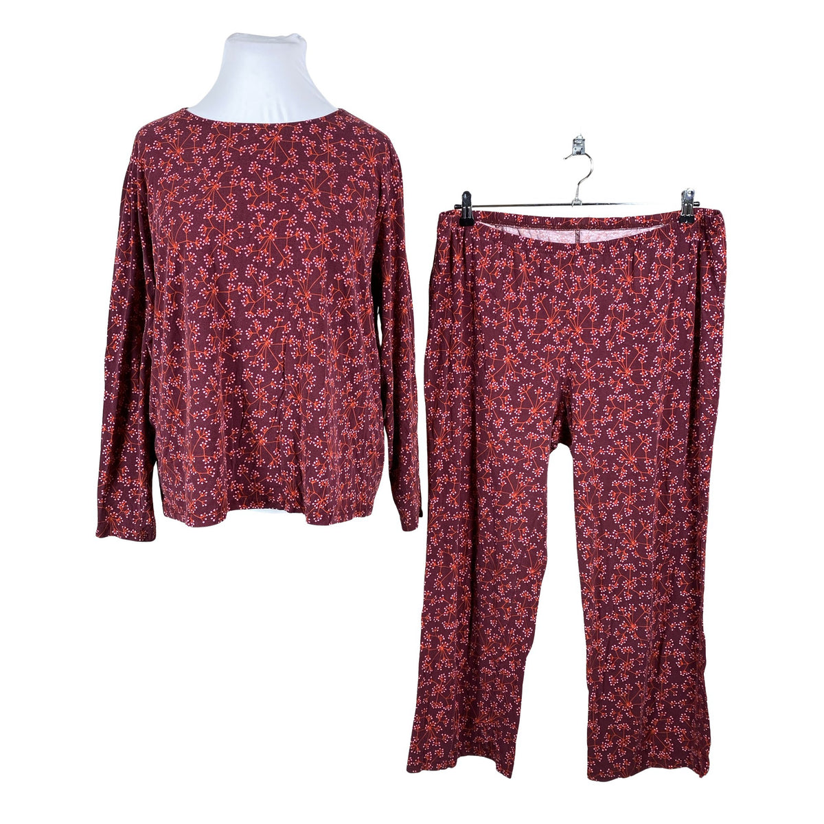 Unisex Nanso - Ööpesu, suurus 44 - Veinipunane (1)