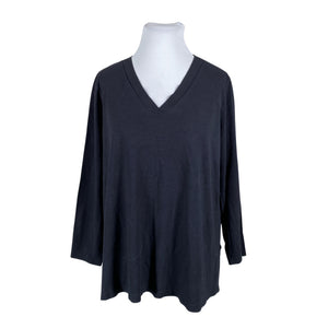 Unisex Nanso - Trikotaažist pluus, suurus 44 - Must (1)