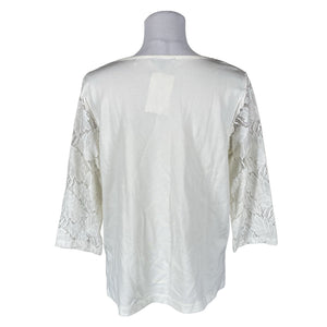 Unisex Cut & Pret - Trikotaažist pluus, suurus 40 - Valge (2)