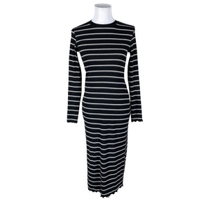 Unisex Lindex - Trikotaažist kleit, suurus 36 - Must (1)