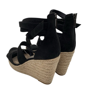 Unisex Tamaris - Kiilkontsaga rihmikud, suurus 39 - Must (2)
