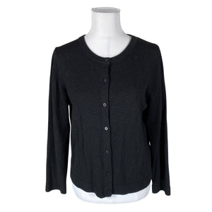 Unisex Essentials by Stockmann - Kardigan, suurus 38 - Must (1)