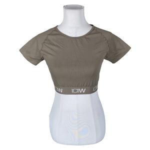 Unisex ICIW – Icaniwill - Spordisärk, lühikesed käised, suurus 38 - Beige (1)