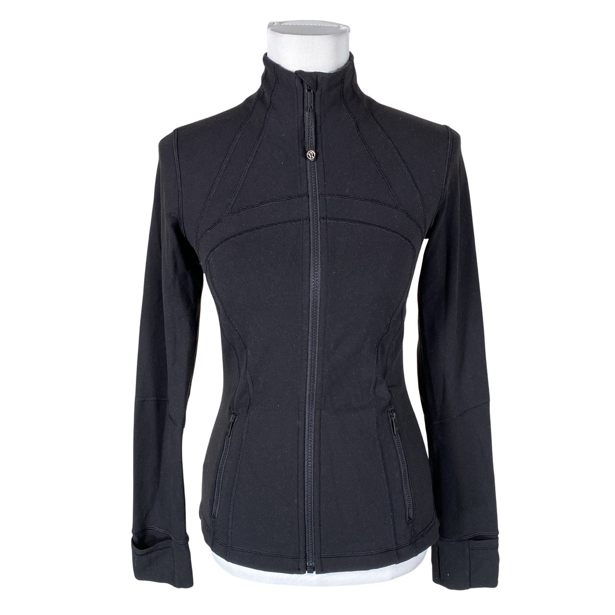 Unisex Lululemon - Spordisärk, pikad käised, suurus 36 - Must (1)