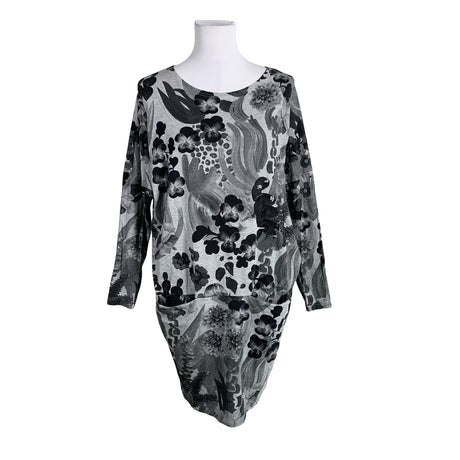 Unisex Taimi - Trikotaažist tuunika, suurus 34 - Hall ()