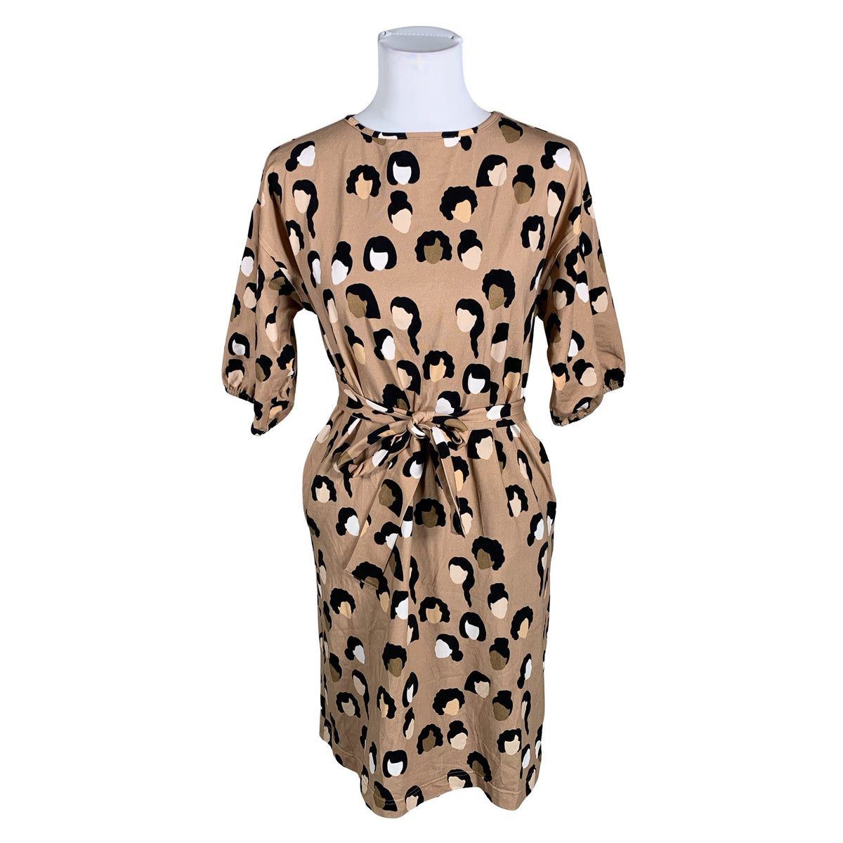 Unisex Yo Zen - Trikotaažist kleit, suurus 36 - Beige (1)