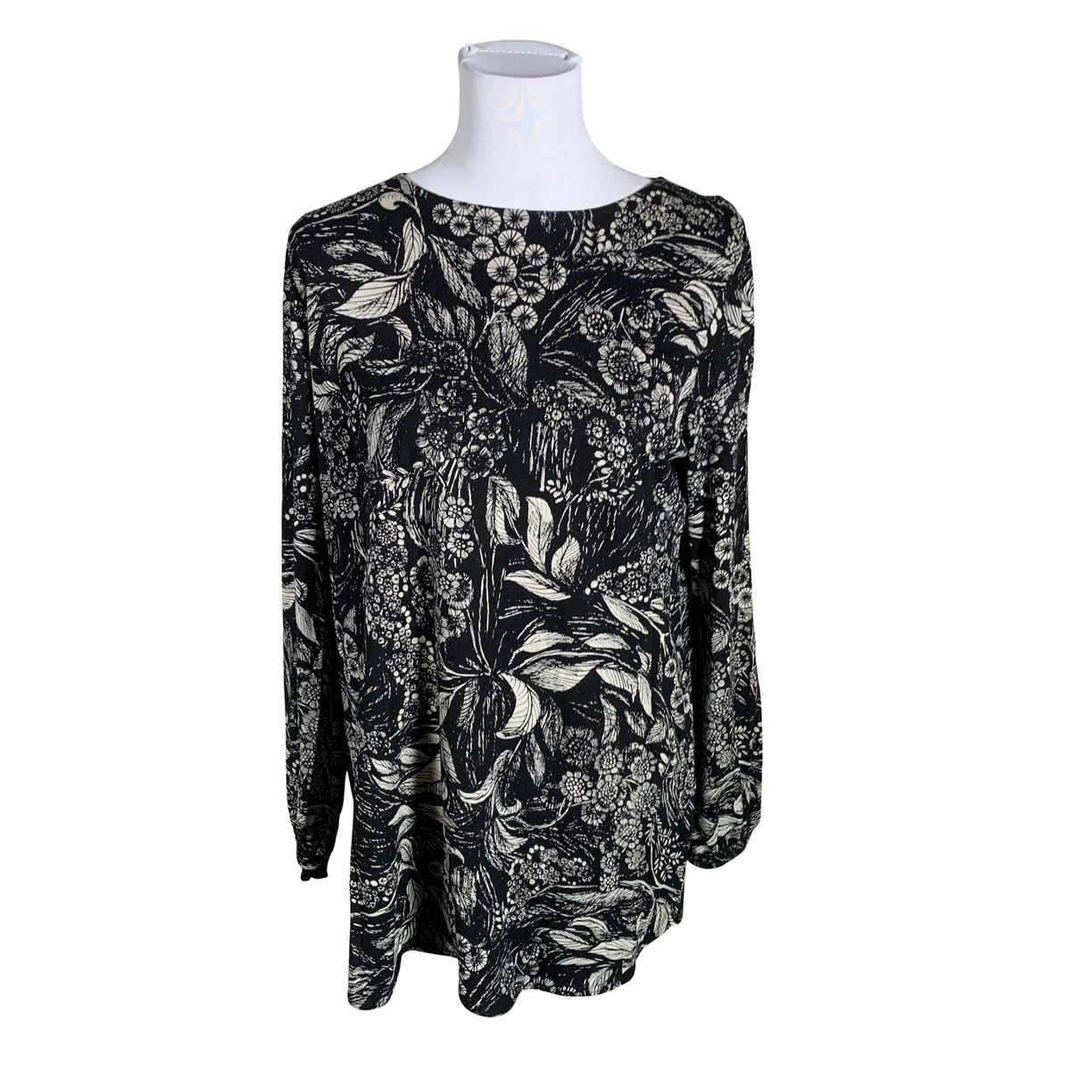 Unisex Nanso - Trikotaažist tuunika, suurus 40 - Must (1)