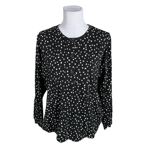 Unisex NOSH - Trikotaažist pluus, suurus 40 - Must (1)