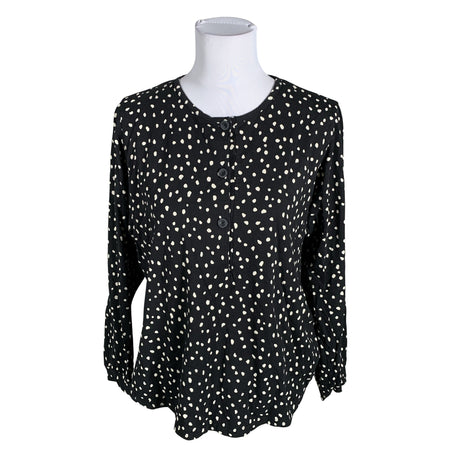 Unisex NOSH - Trikotaažist pluus, suurus 40 - Must ()