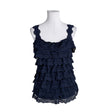 Unisex Rosemunde - Trikotaažist topp, suurus 38 - Sinine ()